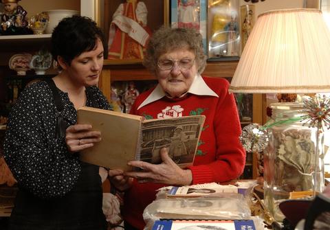 Danielle Wood and Marjorie Bligh. (Photo credit: Bob Iddon)