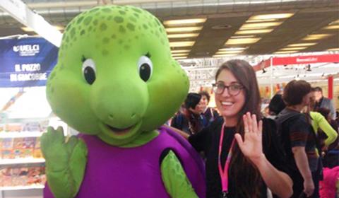 Alice Cottrell at the 2015 Bologna Book Fair