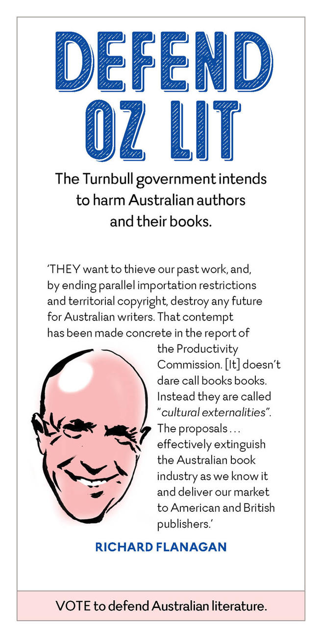 Richard Flanagan defending Australian literature