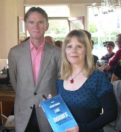 Maria with Peter Rose at the Geelong launch of *The Double*