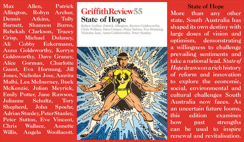 Griffith Review55: State of Hope essay by Tory Shepherd, Into the Dark